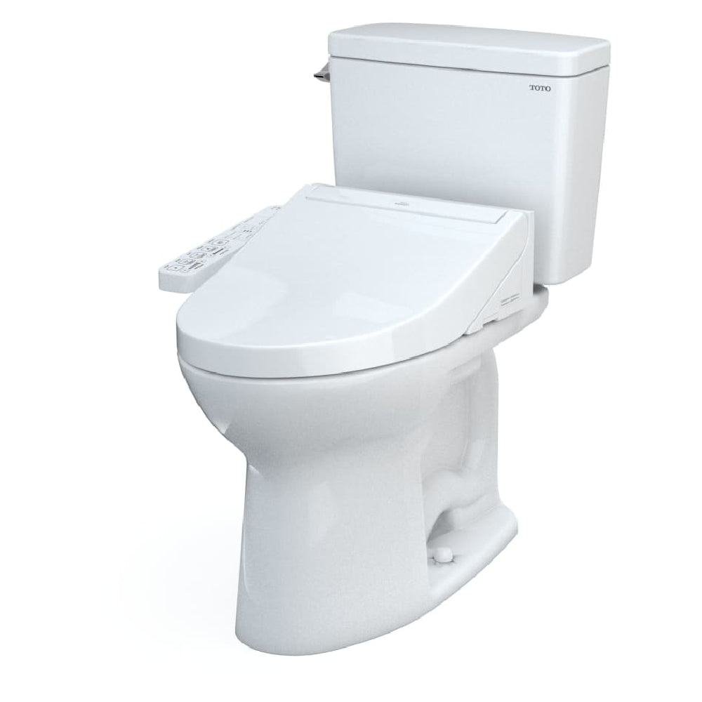 [MW7763074CEG#01] TOTO Drake 1.28 GPF Two Piece Elongated With Left Hand Lever And Washlet C2 Bidet Seat (SAK87823)