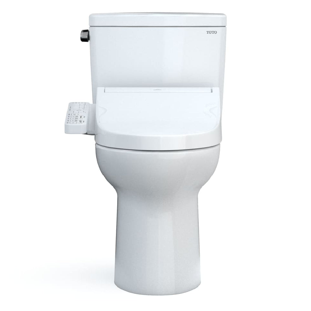 [MW7763074CEG#01] TOTO Drake 1.28 GPF Two Piece Elongated With Left Hand Lever And Washlet C2 Bidet Seat (SAK87823)