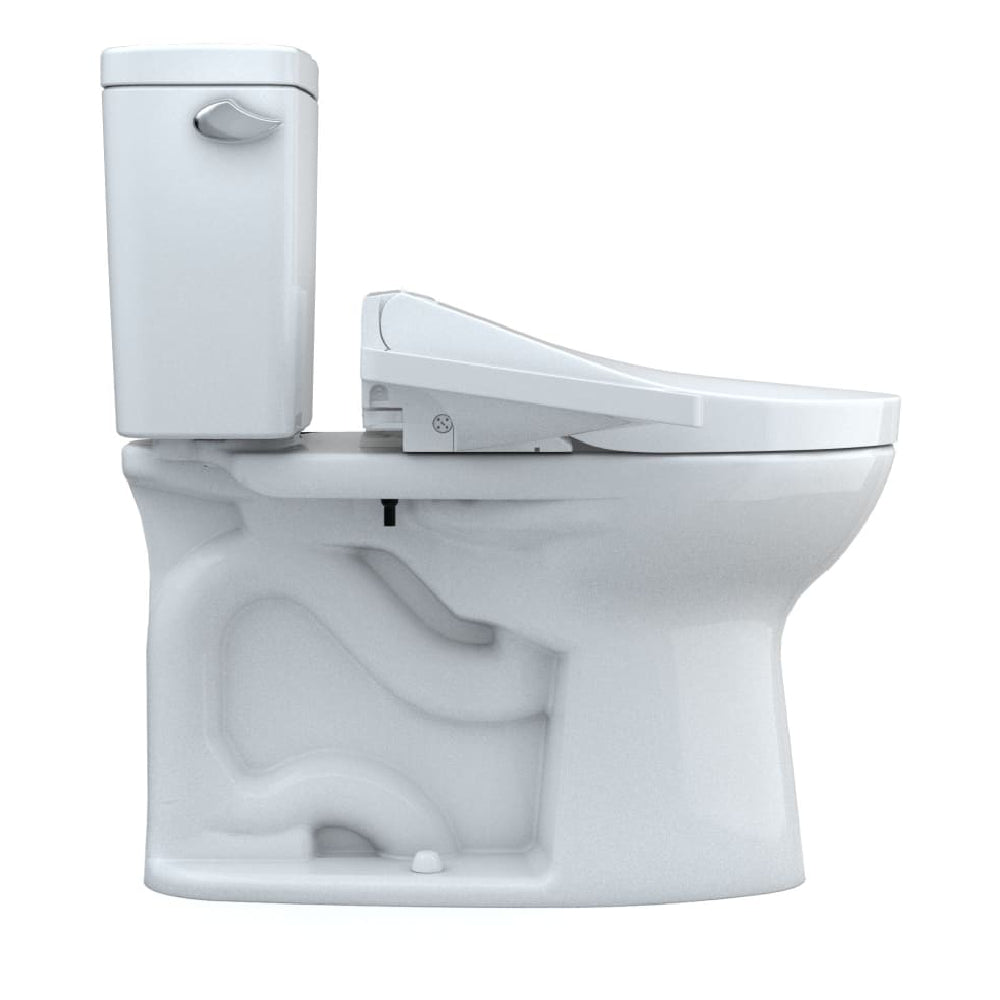 [MW7763074CEG#01] TOTO Drake 1.28 GPF Two Piece Elongated With Left Hand Lever And Washlet C2 Bidet Seat (SAK87823)