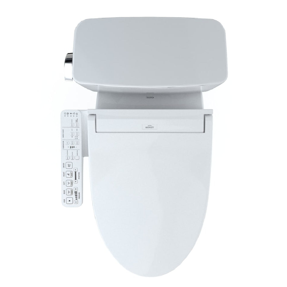 [MW7763074CEG#01] TOTO Drake 1.28 GPF Two Piece Elongated With Left Hand Lever And Washlet C2 Bidet Seat (SAK87823)