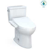 [MW7763074CEG#01] TOTO Drake 1.28 GPF Two Piece Elongated With Left Hand Lever And Washlet C2 Bidet Seat (SAK87823)