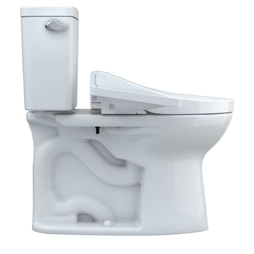 [MW7763074CSFG.10#01] TOTO Drake Washlet C2 With 1.6 GPF Universal Height Bidet Toilet With Left Hand Lever (SAK75918)