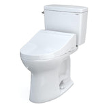 [MW7763084CEFG.10#01] TOTO Drake 1.28 GPF Elongated Universal Height EWater+ Toilet With C5 Bidet Seat (SAK56192)