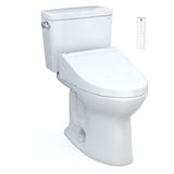 [MW7763084CEFG.10#01] TOTO Drake 1.28 GPF Elongated Universal Height EWater+ Toilet With C5 Bidet Seat (SAK56192)