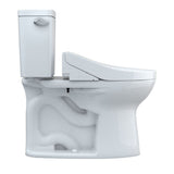 [MW7763084CEFG.10#01] TOTO Drake 1.28 GPF Elongated Universal Height EWater+ Toilet With C5 Bidet Seat (SAK56192)
