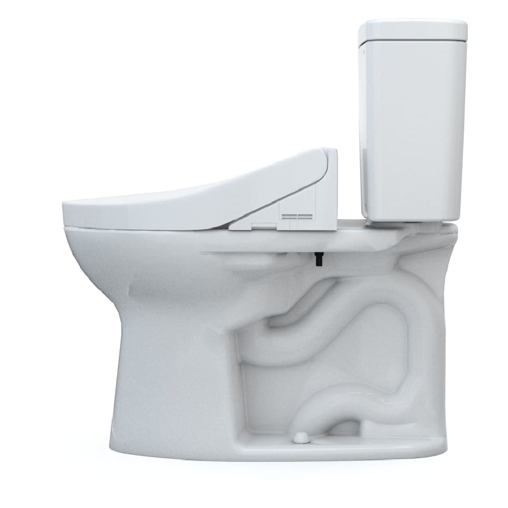 [MW7763084CEG#01] TOTO Drake 1.28 GPF Washlet Elongated Toilet With C5 Bidet Seat (SAK74362)