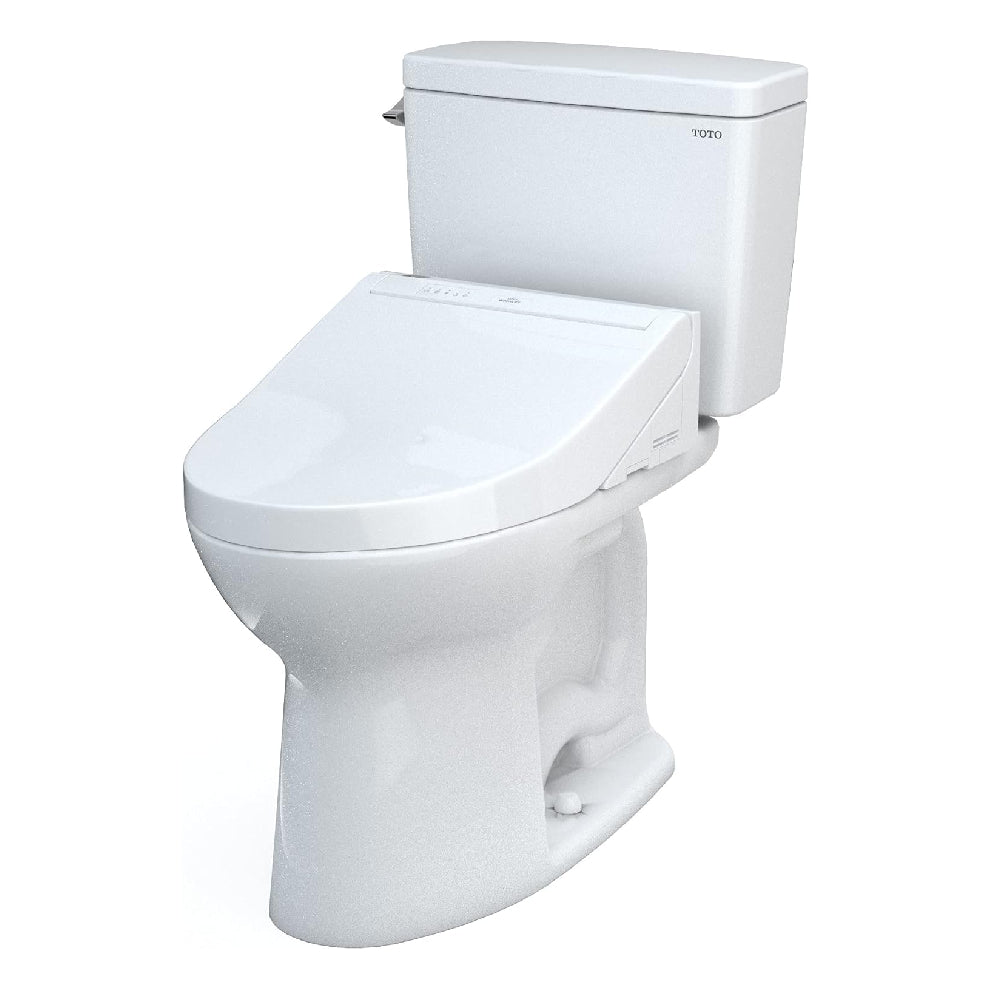 [MW7763084CSFG.10#01] TOTO Drake 1.6 GPF ELongated Chair Height Toilet With C5 Soft Close Bidet Seat (SAK71312)