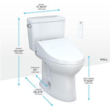 [MW7763084CSG#01] TOTO Drake C5 Bidet Seat With 1.6 GPF Tornado Flush (SAK12230)