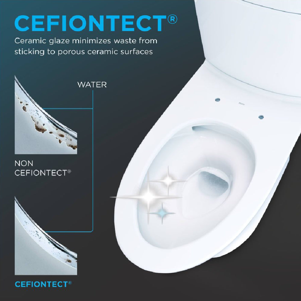 [MW7764726CEFG#01] TOTO Drake 1.28 GPF Electric Chair Height Toilet With Washlet S7 Heated Bidet Seat And Tornado Flush (SAK36508)