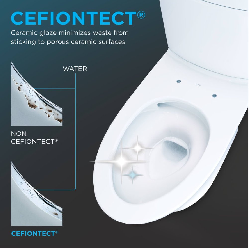 [MW7764726CEFG.10#01] TOTO Drake 1.28 GPF Universal Height Toilet With Washlet S7 Bidet Seat And 10" Rough In (SAK58267)