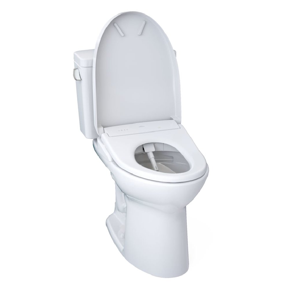 [MW7764726CEFG.10#01] TOTO Drake 1.28 GPF Universal Height Toilet With Washlet S7 Bidet Seat And 10" Rough In (SAK58267)