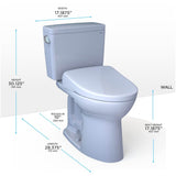 [MW7764726CEFG.10#01] TOTO Drake 1.28 GPF Universal Height Toilet With Washlet S7 Bidet Seat And 10" Rough In (SAK58267)