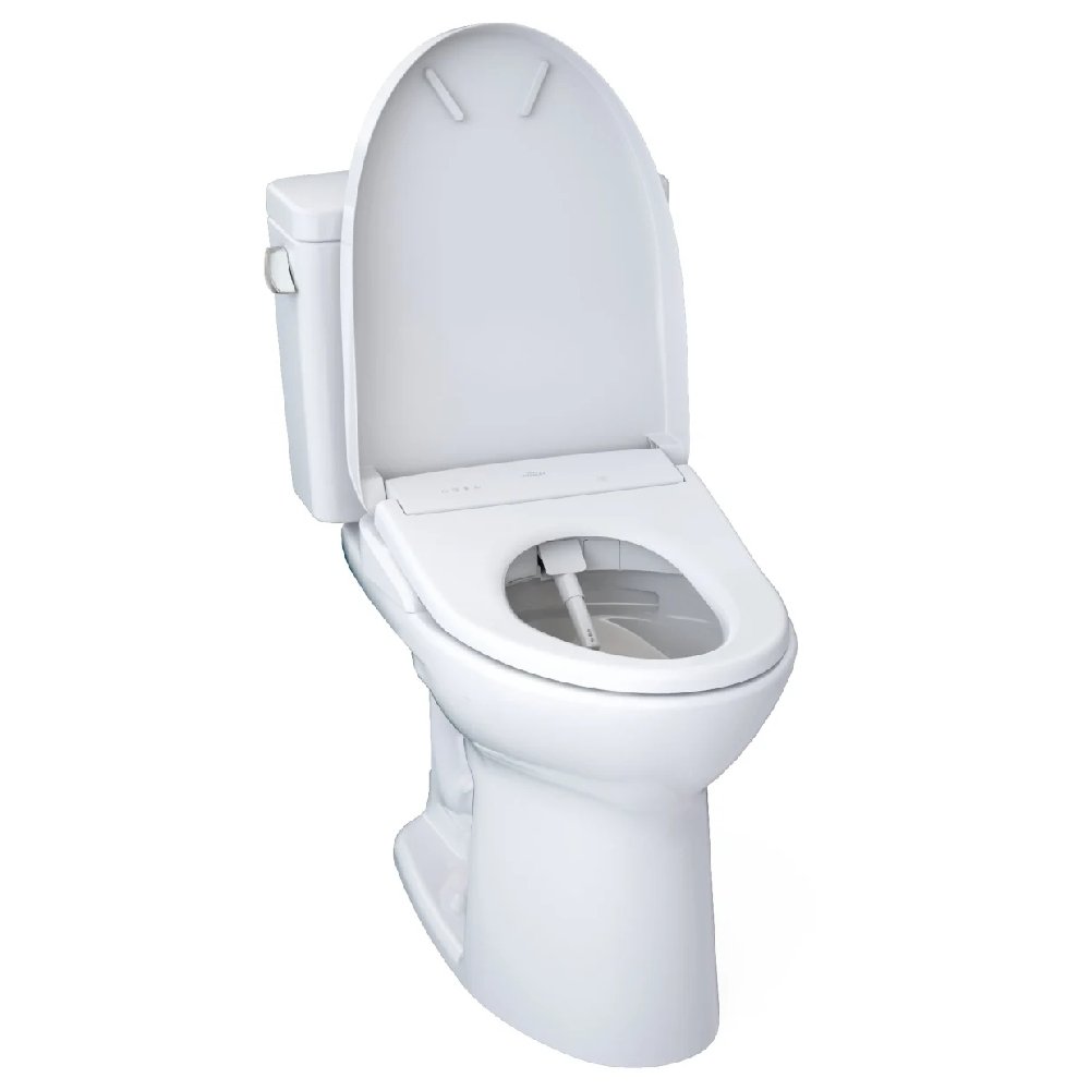 [MW7764726CEFGA.10#01] TOTO Drake 1.28 GPF Universal Height Toilet 10" Rough In With Washlet S7 Bidet Seat (SAK32478)