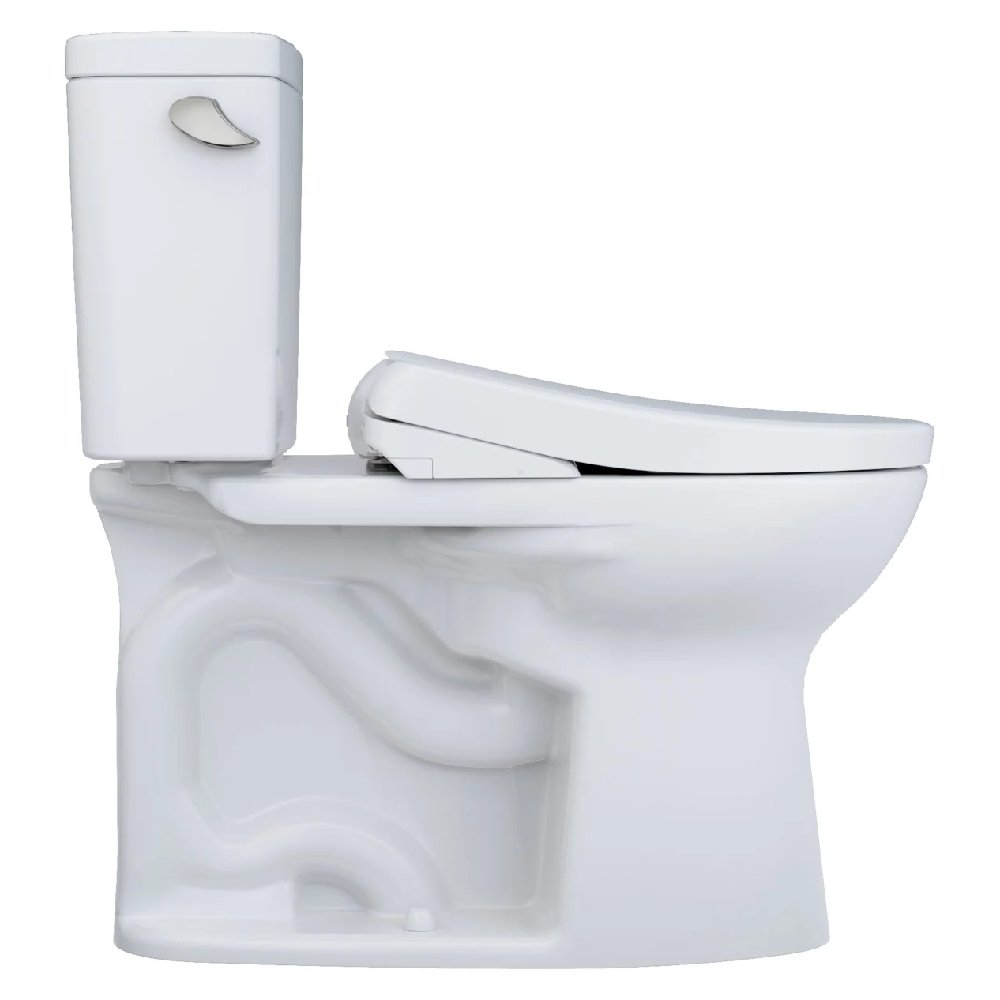 [MW7764726CEFGA.10#01] TOTO Drake 1.28 GPF Universal Height Toilet 10" Rough In With Washlet S7 Bidet Seat (SAK32478)