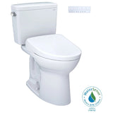 [MW7764726CEFGA.10#01] TOTO Drake 1.28 GPF Universal Height Toilet 10" Rough In With Washlet S7 Bidet Seat (SAK32478)