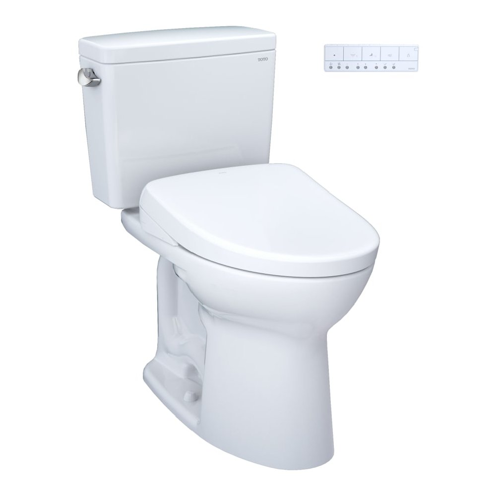 [MW7764726CSFG.10#01] TOTO Drake 1.6 GPF Elongated Chair Height Toilet With S7 Bidet Seat And 10" Rough In (SAK89024)