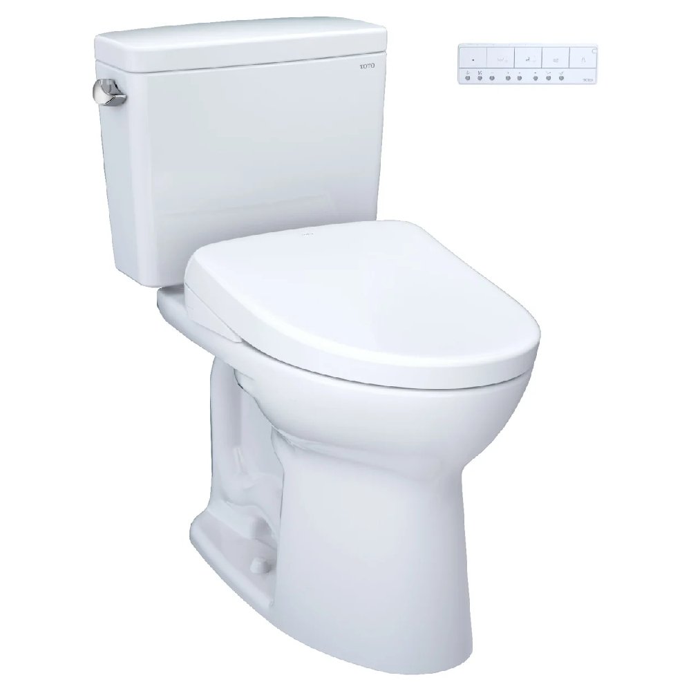 [MW7764726CSFGA#01] TOTO Drake 1.6 GPF Elongated Chair Height Ewater Toilet With Washlet S7A Auto Flush (SAK64218)