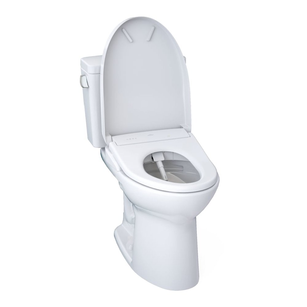 [MW7764736CEFG.10#01] TOTO Drake 1.28 GPF Universal Height Toilet With S7A Auto Open Bidet Seat And 10" Rough In (SAK32529)