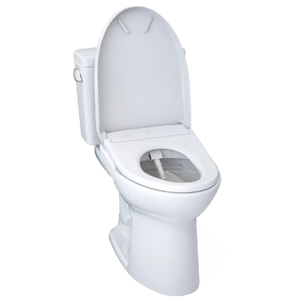 [MW7764736CEFGA#01] TOTO Drake 1.28 GPF Universal Height Toilet With S7A Auto Open Bidet Seat And Auto Flush (SAK73826)