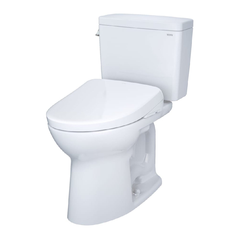 [MW7764736CEG#01] TOTO Drake 1.28 GPF Two Piece Washlet Elongated Toilet Seat With S7A Heated Auto Open/Close Lid (SAK64105)