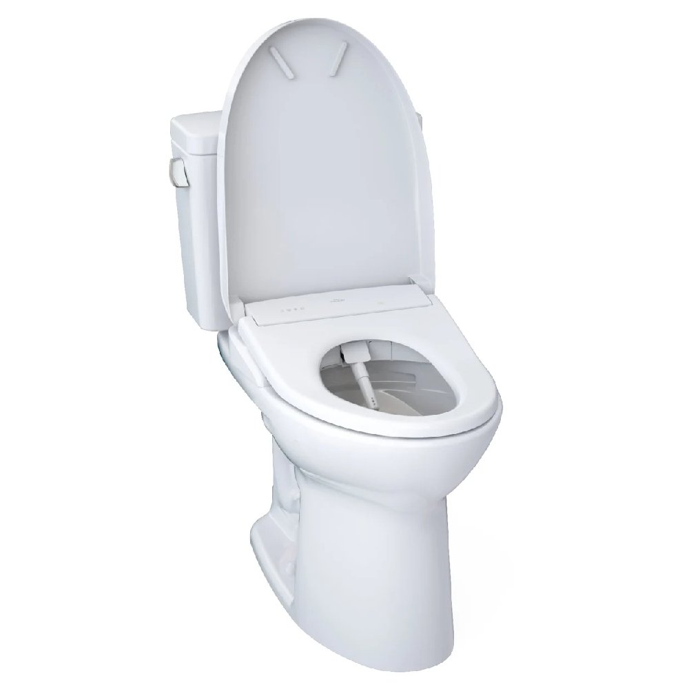 [MW7764736CEGA#01] TOTO Drake 1.28 GPF Elongated Toilet With Washlet S7A Heated Auto Open Bidet Seat (SAK85137)