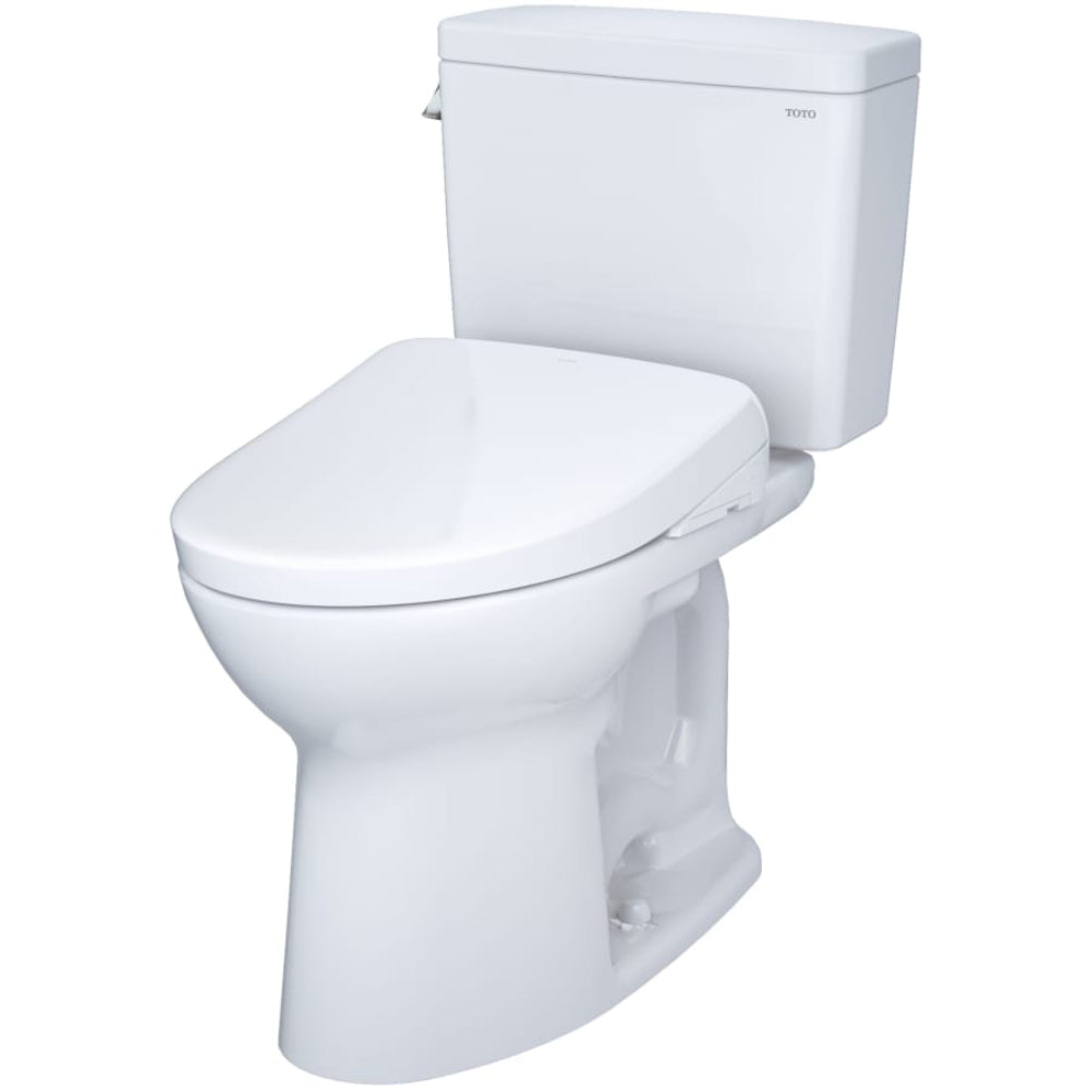 [MW7764736CSFG#01] TOTO Drake 1.6 GPF Elongated Chair Height Toilet W/ Washlet S7A Auto Bidet Seat & EWater+ Technology (SAK56915)