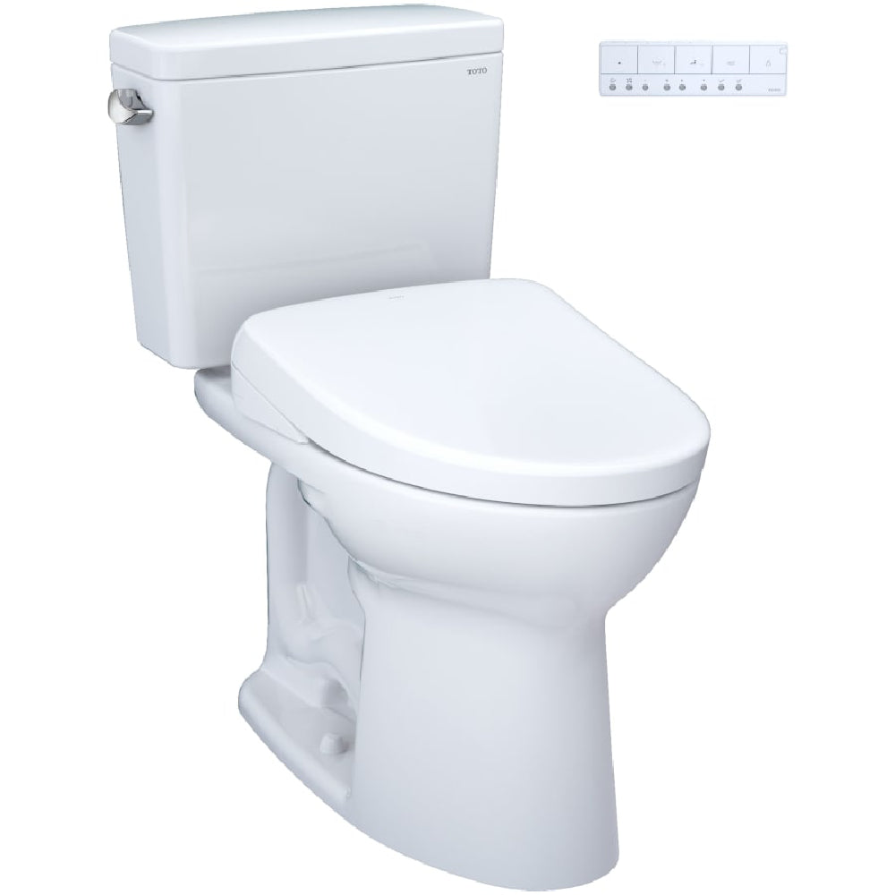 [MW7764736CSFG#01] TOTO Drake 1.6 GPF Elongated Chair Height Toilet W/ Washlet S7A Auto Bidet Seat & EWater+ Technology (SAK56915)