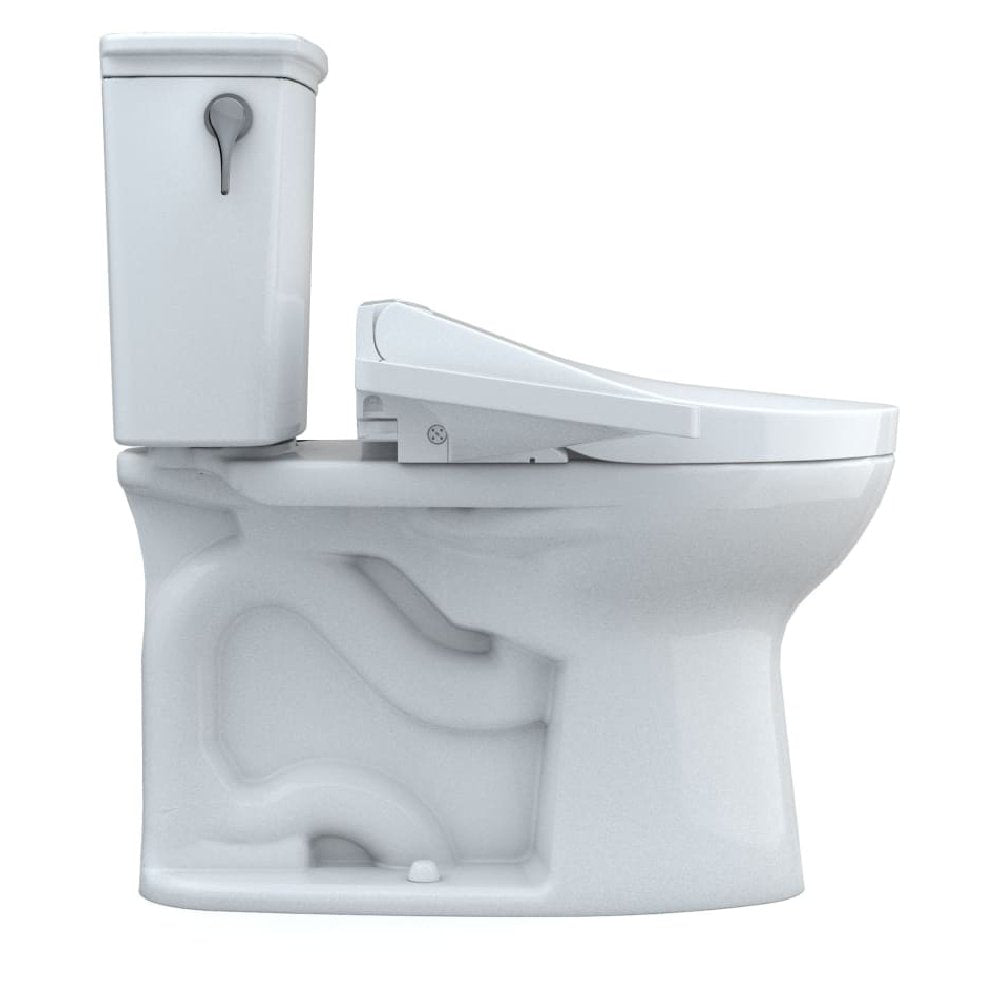 [MW7863074CEFG#01] TOTO Drake Transitional Washlet C2 And 1.28 GPF Elongated Chair Height Toilet With Left Hand Lever (SAK98346)