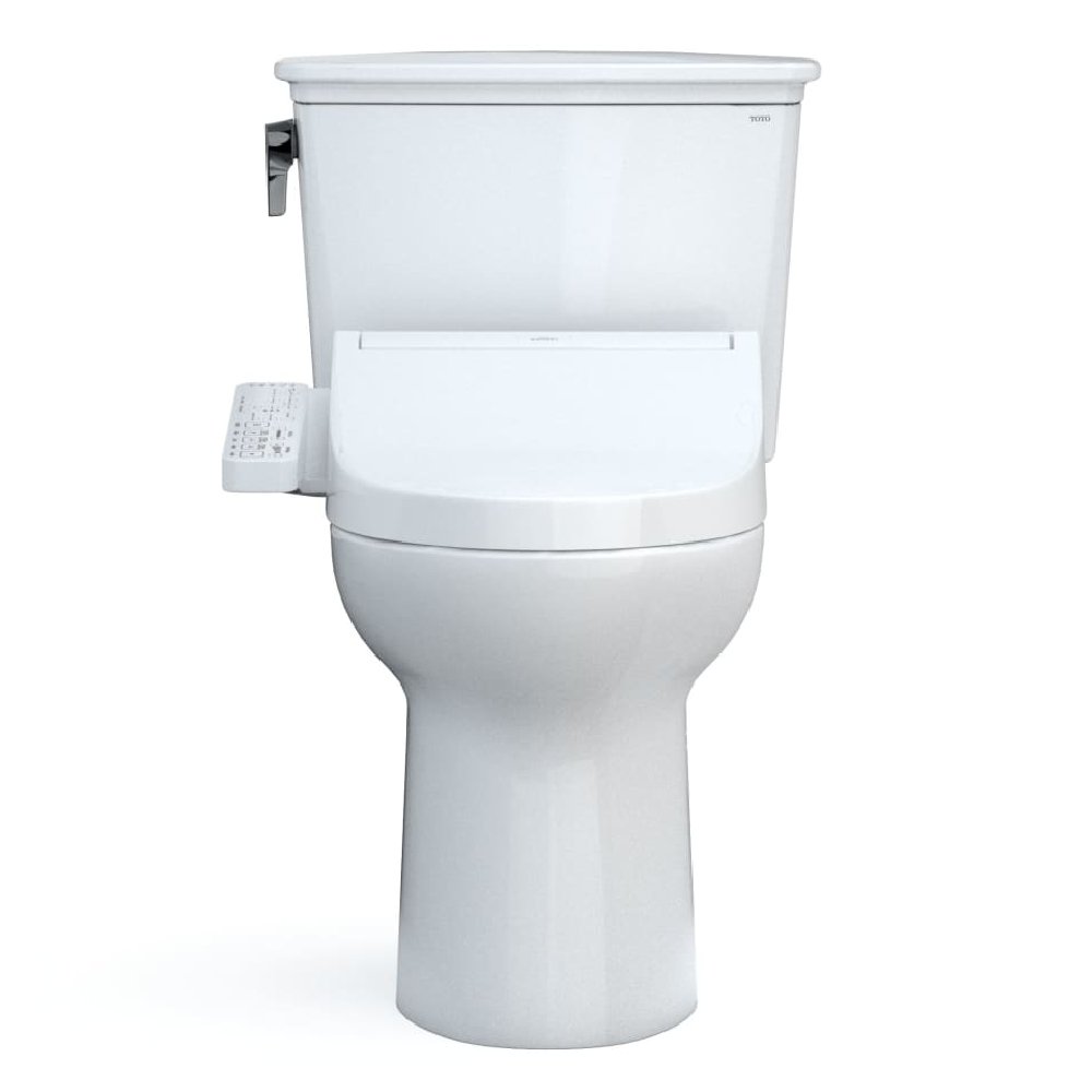 [MW7863074CEFG.10#01] TOTO Drake Washlet C2 With 1.28 GPF Universal Height Bidet Toilet (SAK70451)