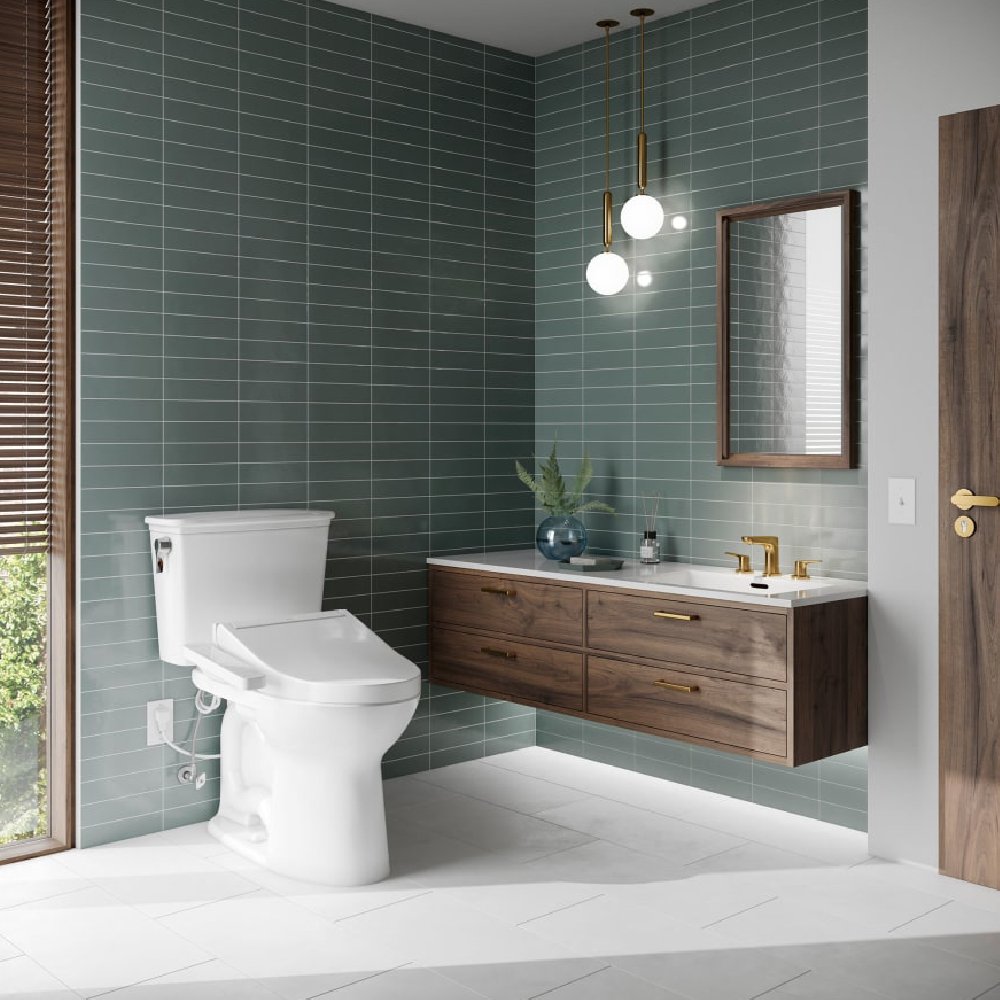 [MW7863074CEG#01] TOTO Drake Transitional Washlet C2 Bidet Seat With 1.28 GPF Elongated Toilet (SAK90371)