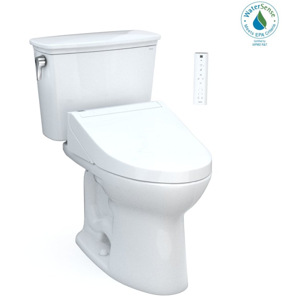 [MW7863084CEFG#01] TOTO Drake Transitional Washlet C5 Bidet Seat With 1.28 GPF Universal Height Toilet (SAK79421)
