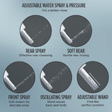 [MW7863084CEFG.10#01] TOTO Drake Washlet C5 With 1.28 GPF Elongated Bidet Toilet With Left Hand Lever (SAK78219)