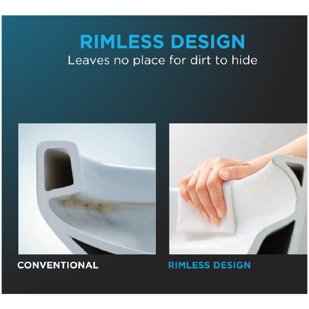 [MW7863084CEFG.10#01] TOTO Drake Washlet C5 With 1.28 GPF Elongated Bidet Toilet With Left Hand Lever (SAK78219)