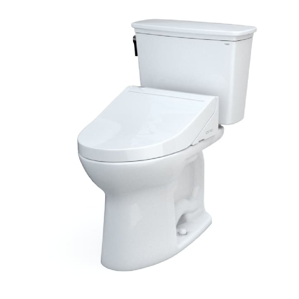 [MW7863084CEG#01] TOTO Drake C5 Bidet Seat With 1.28 GPF Elongated Toilet Left Hand Lever (SAK93542)