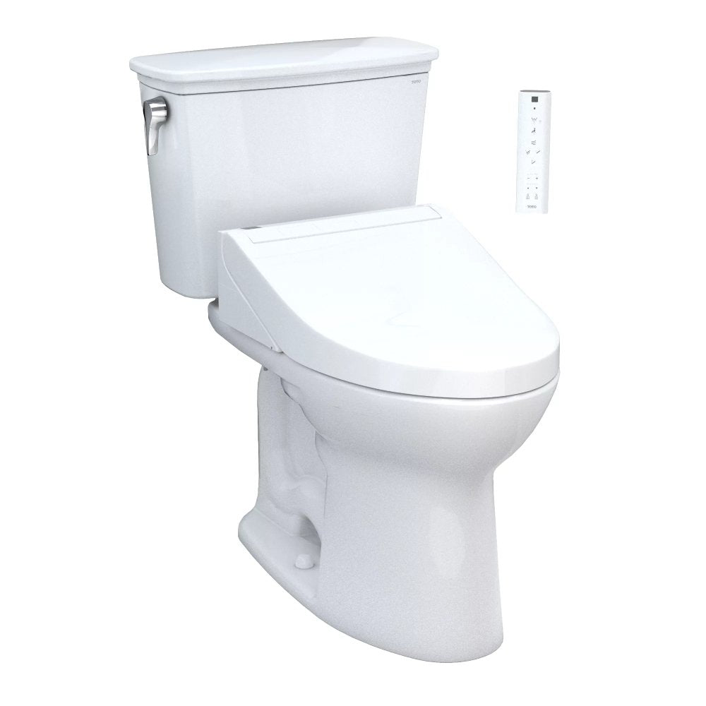 [MW7863084CEG#01] TOTO Drake C5 Bidet Seat With 1.28 GPF Elongated Toilet Left Hand Lever (SAK93542)