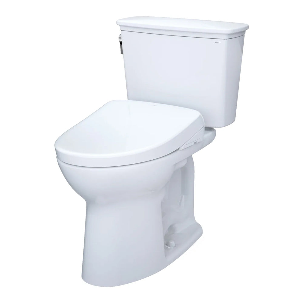 [MW7864726CEFG#01] TOTO Drake 1.28 GPF Elongated Chair Height Toilet Seat With Transitional Washlet S7 (SAK18215)