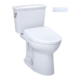 [MW7864726CEFG#01] TOTO Drake 1.28 GPF Elongated Chair Height Toilet Seat With Transitional Washlet S7 (SAK18215)
