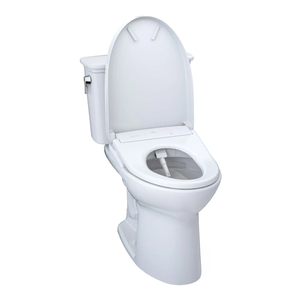 [MW7864726CEFG#01] TOTO Drake 1.28 GPF Elongated Chair Height Toilet Seat With Transitional Washlet S7 (SAK18215)