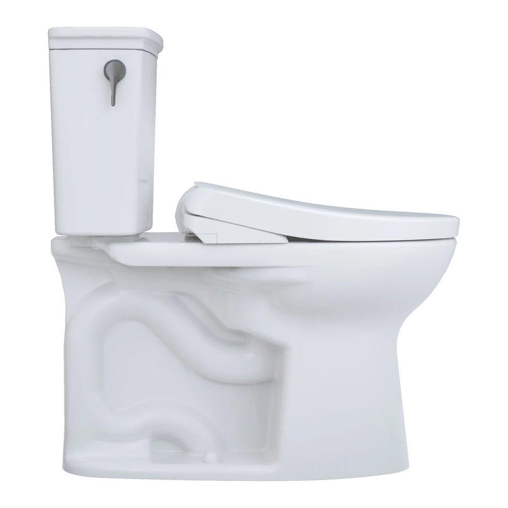 [MW7864726CEFG#01] TOTO Drake 1.28 GPF Elongated Chair Height Toilet Seat With Transitional Washlet S7 (SAK18215)
