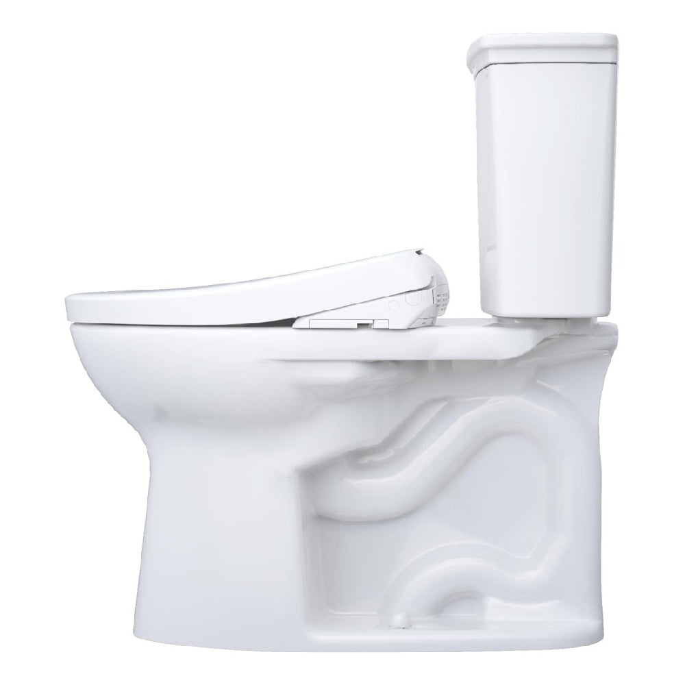 [MW7864726CEFG#01] TOTO Drake 1.28 GPF Elongated Chair Height Toilet Seat With Transitional Washlet S7 (SAK18215)