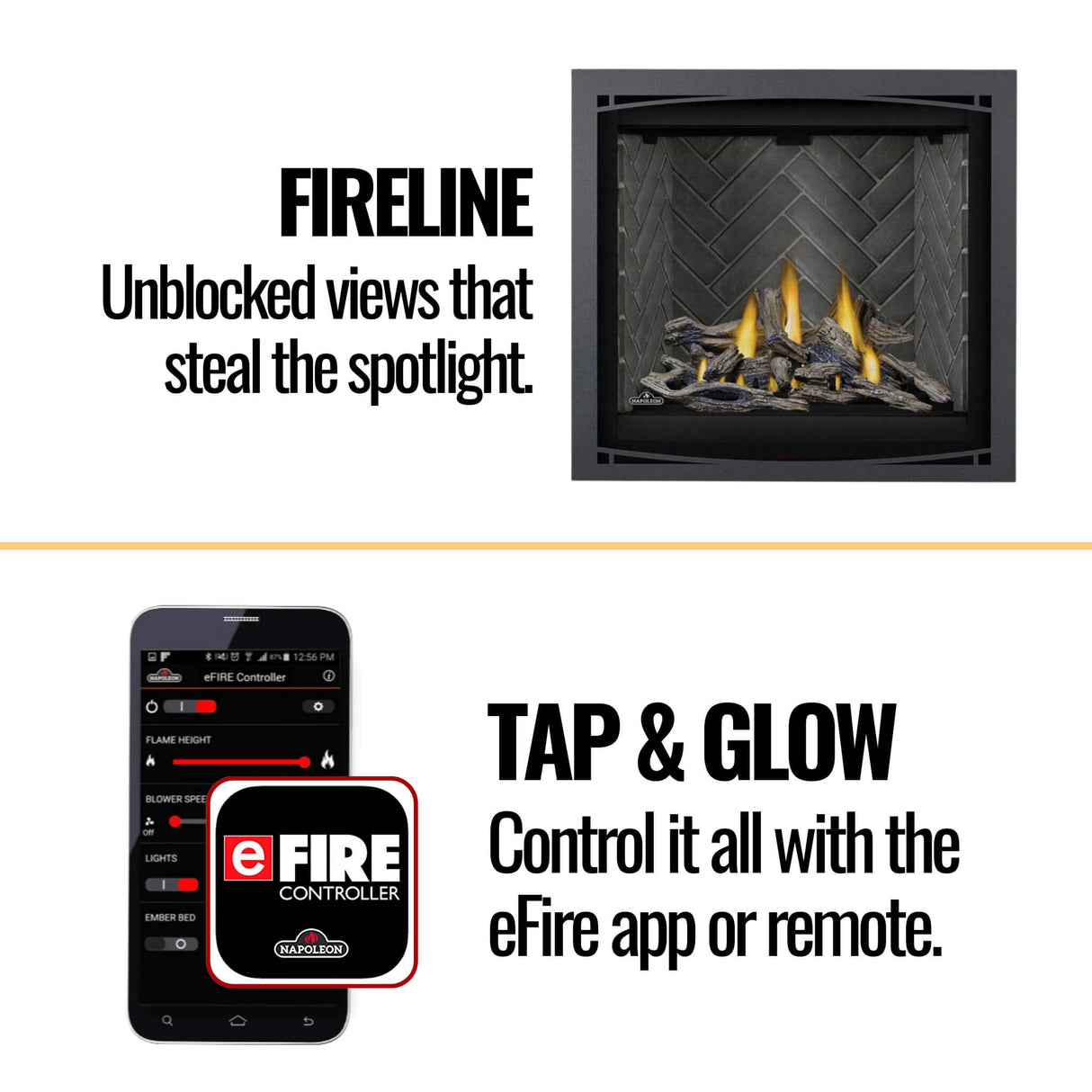 Napoleon Altitude X Direct Vent 42" Propane Fireplace [AX42PTE-1]