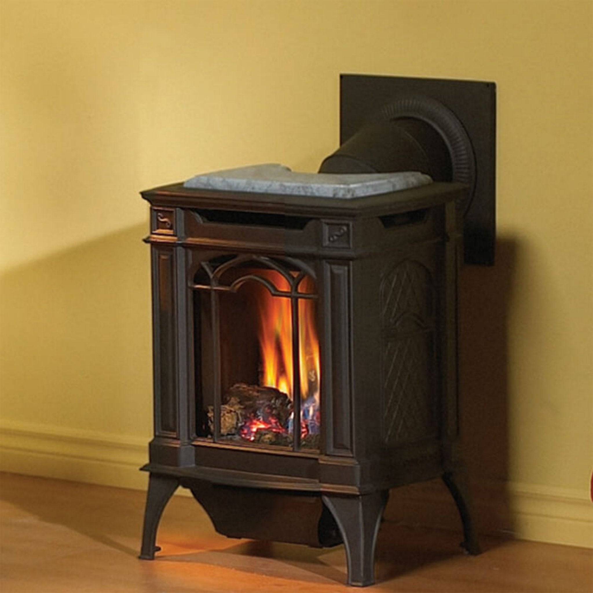 Napoleon Arlington 20 Cast Iron Millivolt Ignition Natural Gas Stove, 19" [GDS20NSB]