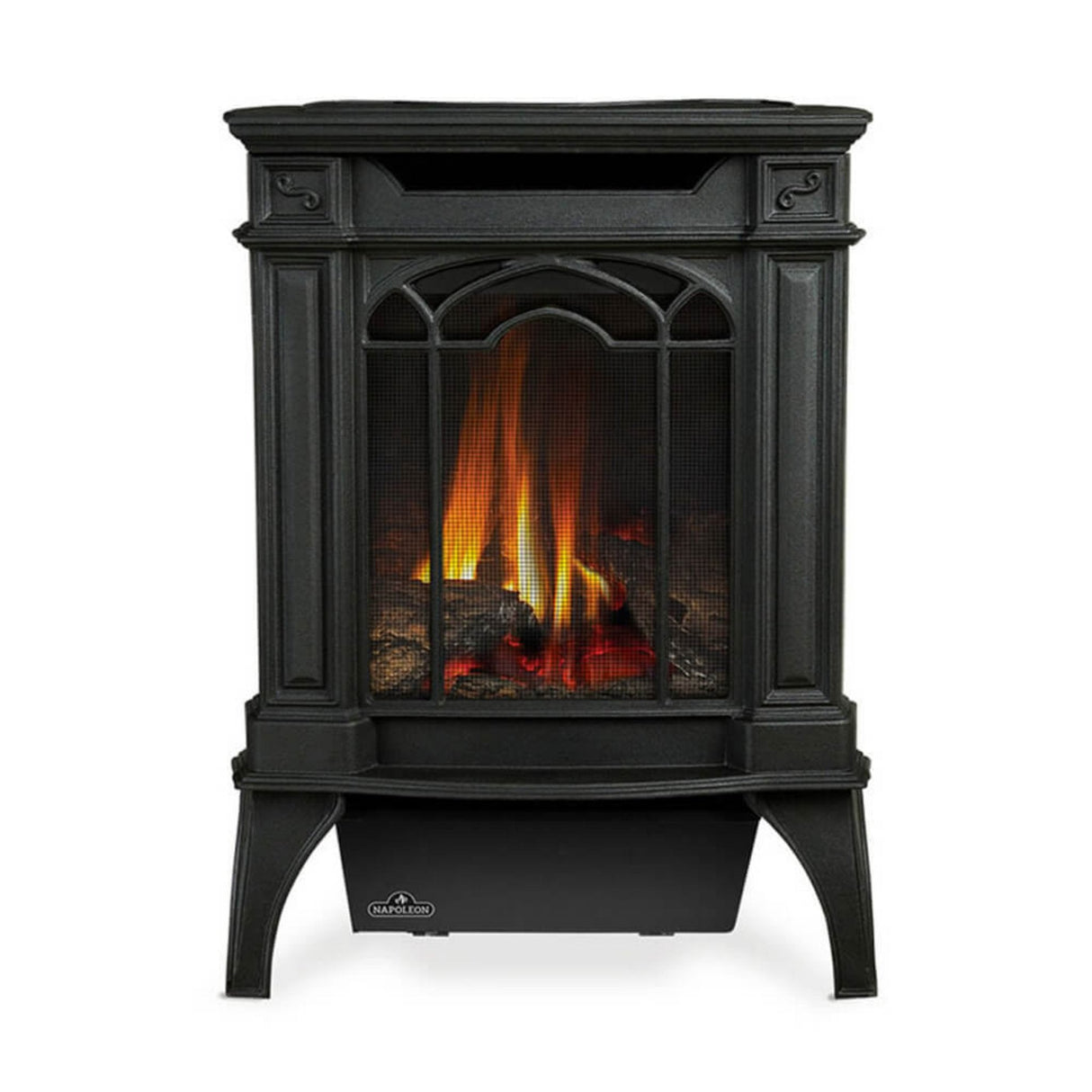Napoleon Arlington 20 Cast Iron Direct Vent Metallic Black Natural Gas Stove, 19" [GDS20NE]