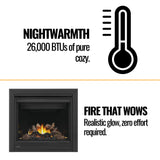 Napoleon Ascent 36 Direct Vent Electronic Ignition Natural Gas Fireplace, 35" [BX36NTRE]