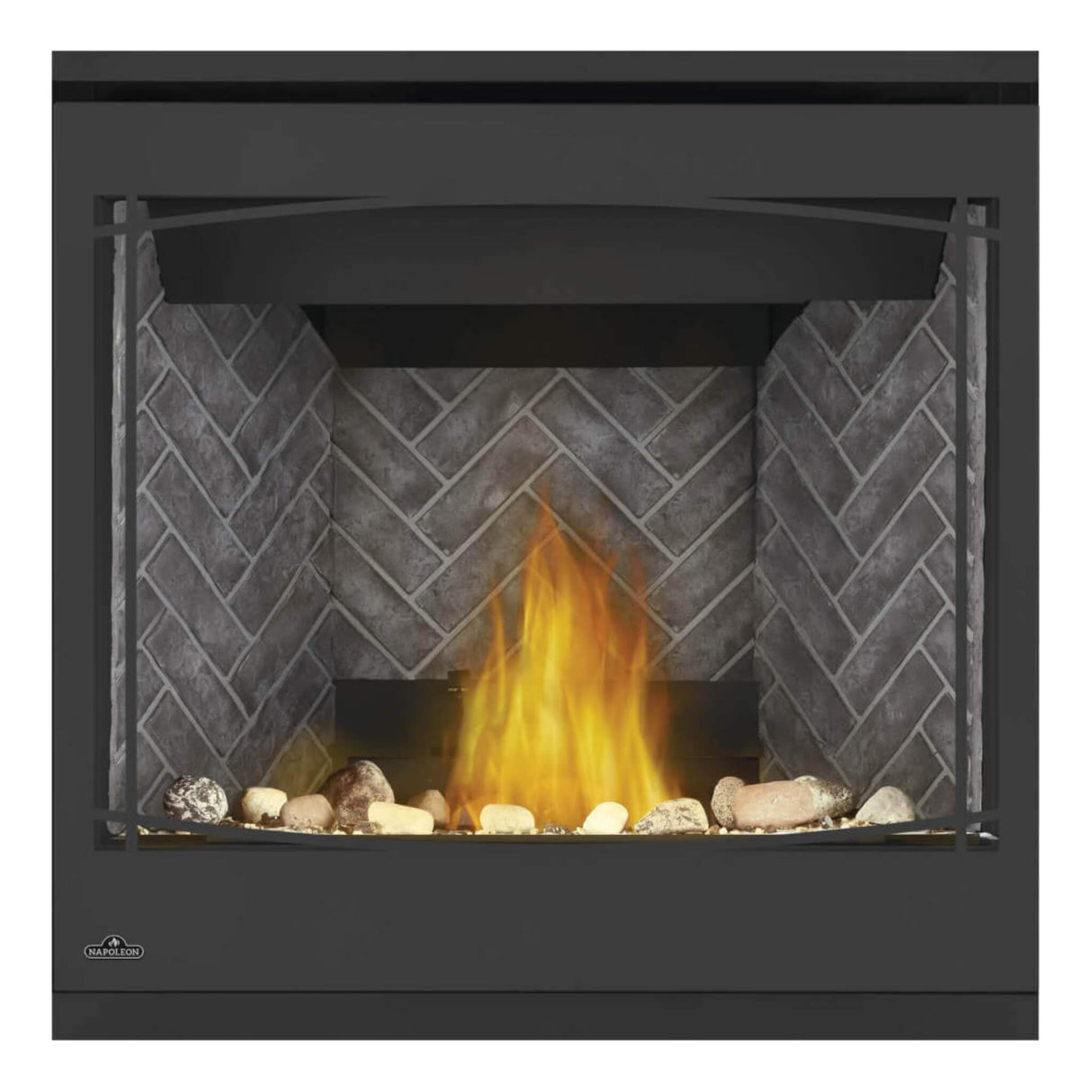 Napoleon Ascent 36 Direct Vent Electronic Ignition Natural Gas Fireplace, 35" [BX36NTRE]
