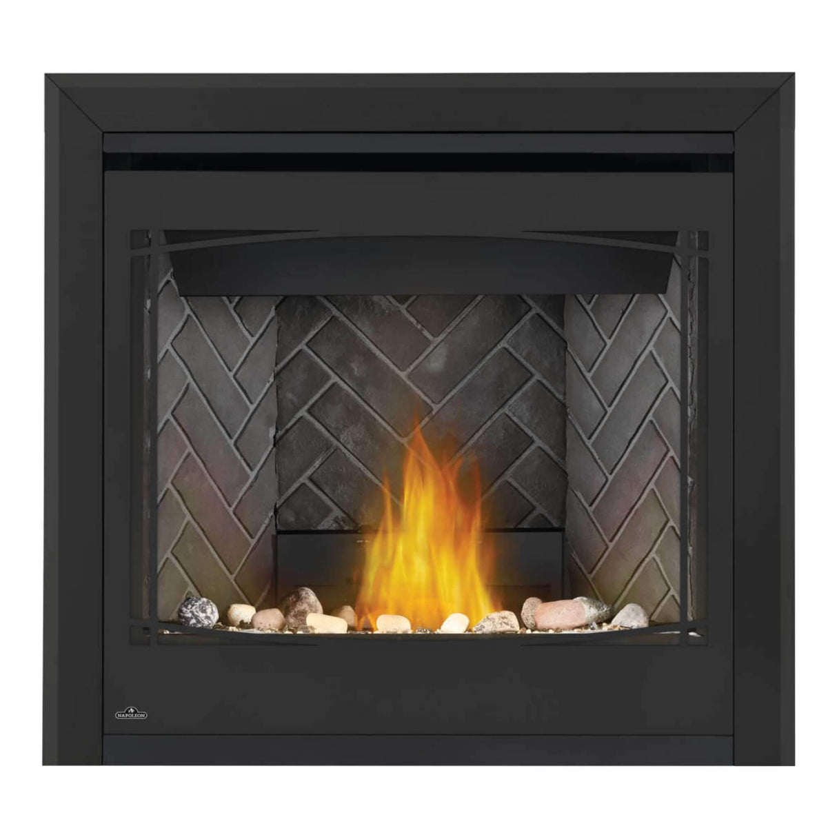 Napoleon Ascent 36 Direct Vent Millivolt Ignition Natural Gas Fireplace, 35" [B36NTR-1]