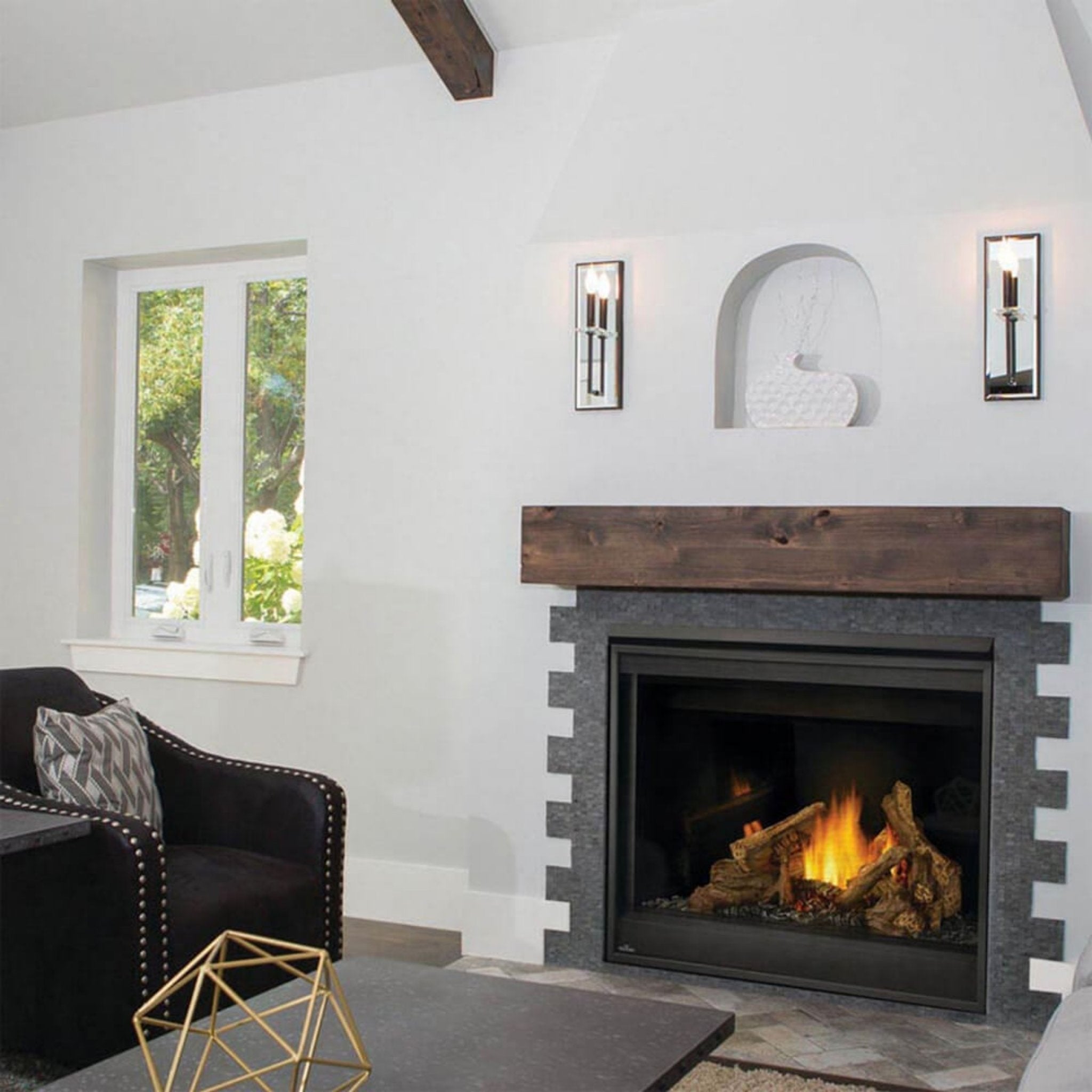 Napoleon Ascent 42 Direct Vent Electronic Ignition Natural Gas Fireplace With Back-Up Control System, 42" [B42NTRE]