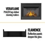 Napoleon Ascent 42 Direct Vent Electronic Ignition Natural Gas Fireplace With Back-Up Control System, 42" [B42NTRE]