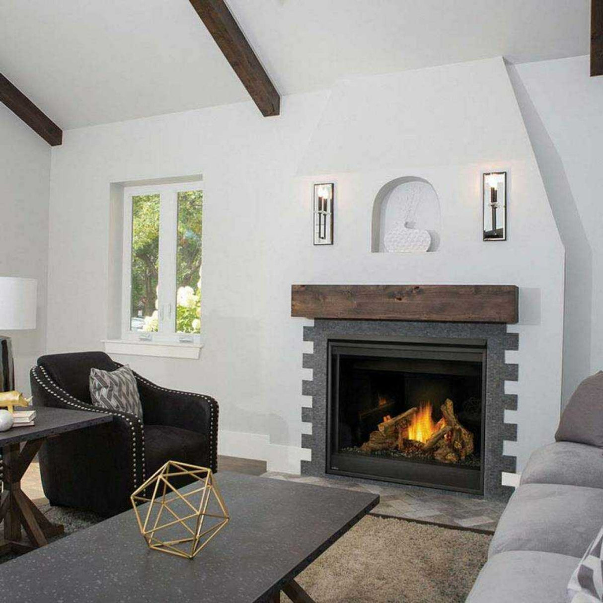 Napoleon Ascent 46" Direct Vent Millivolt Ignition Natural Gas Fireplace With Back-Up Control System [B46NTR]