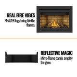 Napoleon Ascent 46" Direct Vent Millivolt Ignition Natural Gas Fireplace With Back-Up Control System [B46NTR]